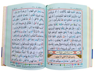 Holy Quran Colour Coded Quran with Colour Coded Manzils (Persian/Urdu script)-5