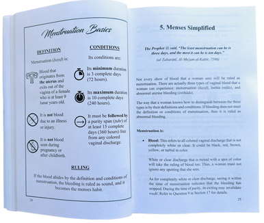 Fiqh of Menstruation Simplified: A Beginner's Guide For Muslim Women Paperback (25209)