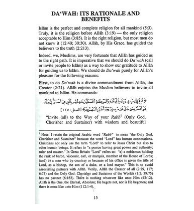 Dawah According to the Quran and the Sunnah-3
