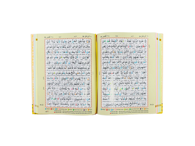 The Holy Quran Color Coded with Arabic Text and English Translation 13 LINES -3CC