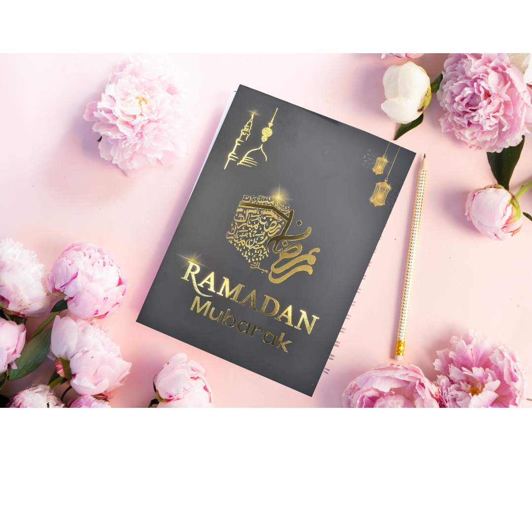 PREMIUM ELEGANT LUXURIOUS RAMADAN MUBARAK FOIL PRINT GIFT CARD WITH ENVELOPE A5 Size