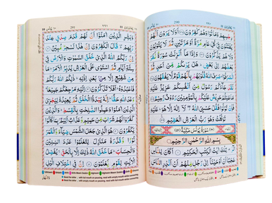 Holy Quran Colour Coded Quran with Colour Coded Manzils (Persian/Urdu script)-4