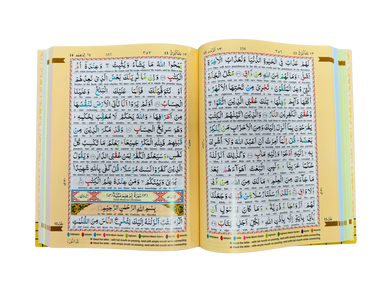 The Holy Quran Color Coded with Arabic Text and English Translation 13 LINES -3CC