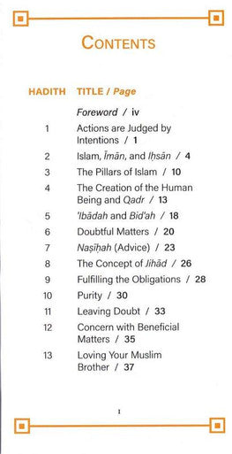 An Nawawi’s 40 Hadith (23776), 9789671256565