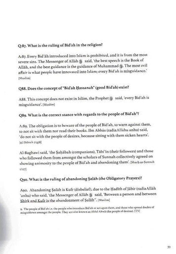 100 Questions & Answers Regarding Aqidah and Tawhid-9