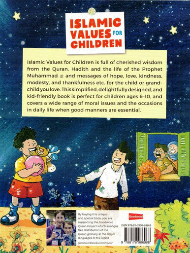 Islamic Values for Children (25073), 9788178986968