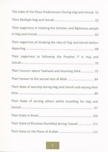 The Duas and the State of the Pious Predecessors during Hajj and Umrah, 9781916186200
