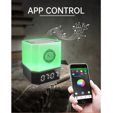 Touch Lamp Azan Clock Quran Cube Speaker QB303