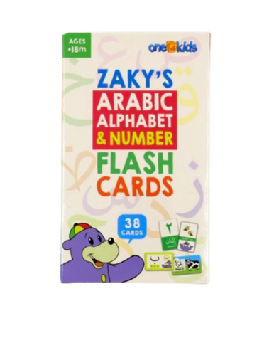 Zaky's Arabic Alphabet & Number Flash Cards