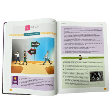 The Clear Quran Tafsir for Kids ( Surahs 1-9 ) with Arabic Text Hardcover-4