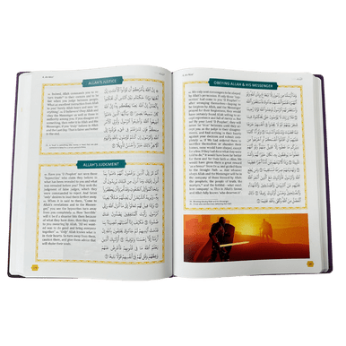 The Clear Quran Tafsir for Kids ( Surahs 1-9 ) with Arabic Text Hardcover-5