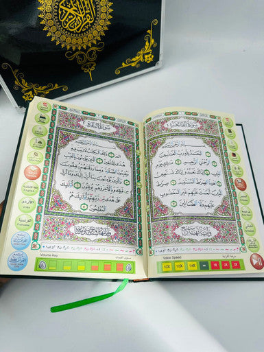 Deluxe Digital Pen Quran with Tajweed – Word-by-Word Recitation in Gift Box