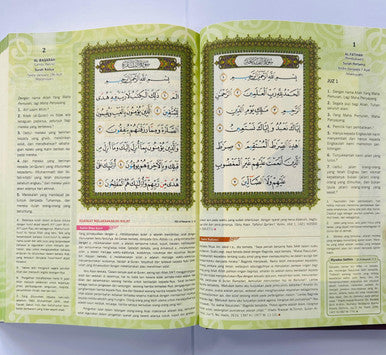 AL QURAN ARKARIM TERJEMAHAN & TAJWID BERWARNA B5 Medium Random colors