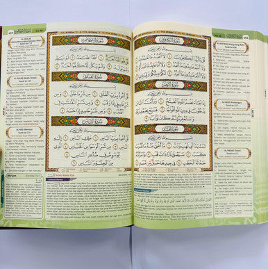 AL QURAN ARKARIM TERJEMAHAN & TAJWID BERWARNA B5 Medium Random colors