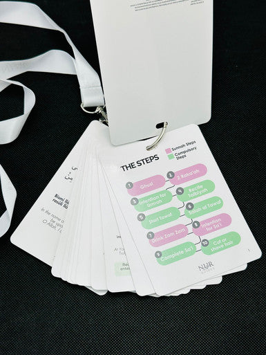 Umrah Flashcards + Lanyard