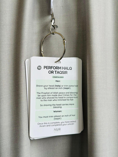 Umrah Flashcards + Lanyard