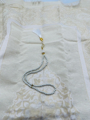 gift box (elegant prayer mat with tasbeeh)