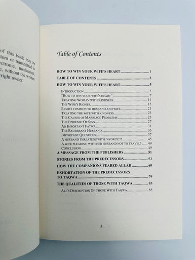 Winning the heart of your Wife