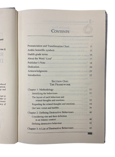 Therapy from Quran and Sunnah 3 - Recognising and Changing destructive Behaviours