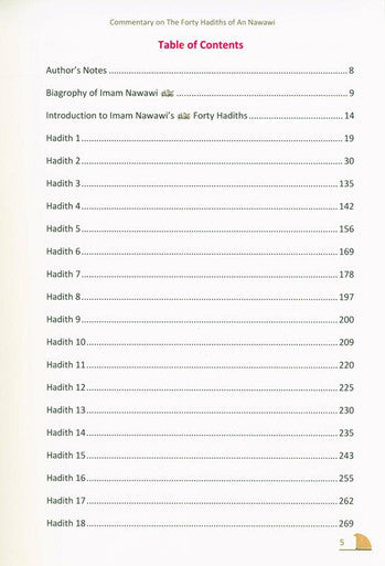 The  40 Hadith of Imam Nawawi, 9781916186224