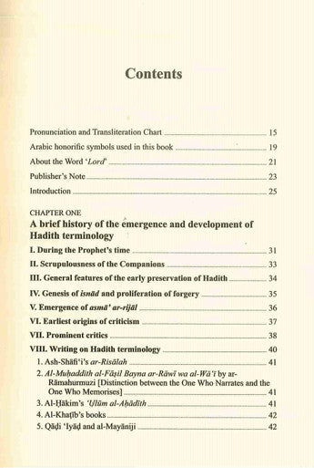 Hadith Terminology and Classification: A Handbook