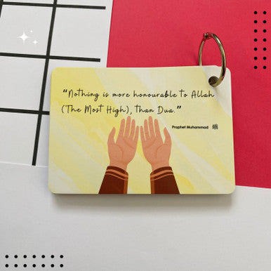 Daily Dua Cards, Islamic Flash Cards, Muslim Children Gift, Dua Cards, Quran, Dua Book, Arabic Dua Cards with Transliteration, Ramadan Gift (25308)