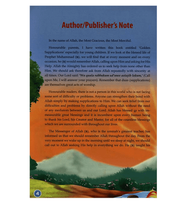 Golden Supplications for Children