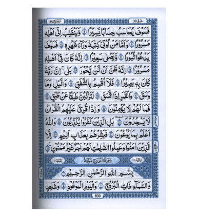 Al Quran Al Hakeem (108)-Arabic Only (13 lines with Urdu-Persian-Hindi Script)-3