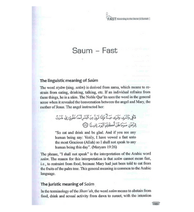 Fast According to the Quran & Sunnah-4