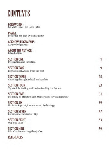 365 Tips To Help You Memorise The Quran (24843), 9781527260535