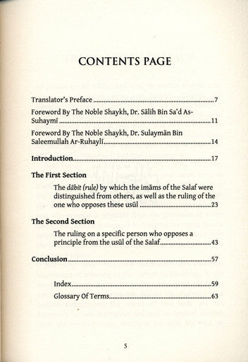 What Takes a Person Out of The Sunnah